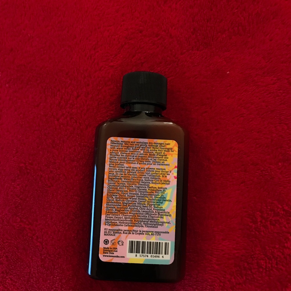 SOLD! Amika triple Rx shampoo 100mL - Picture 2 of 2